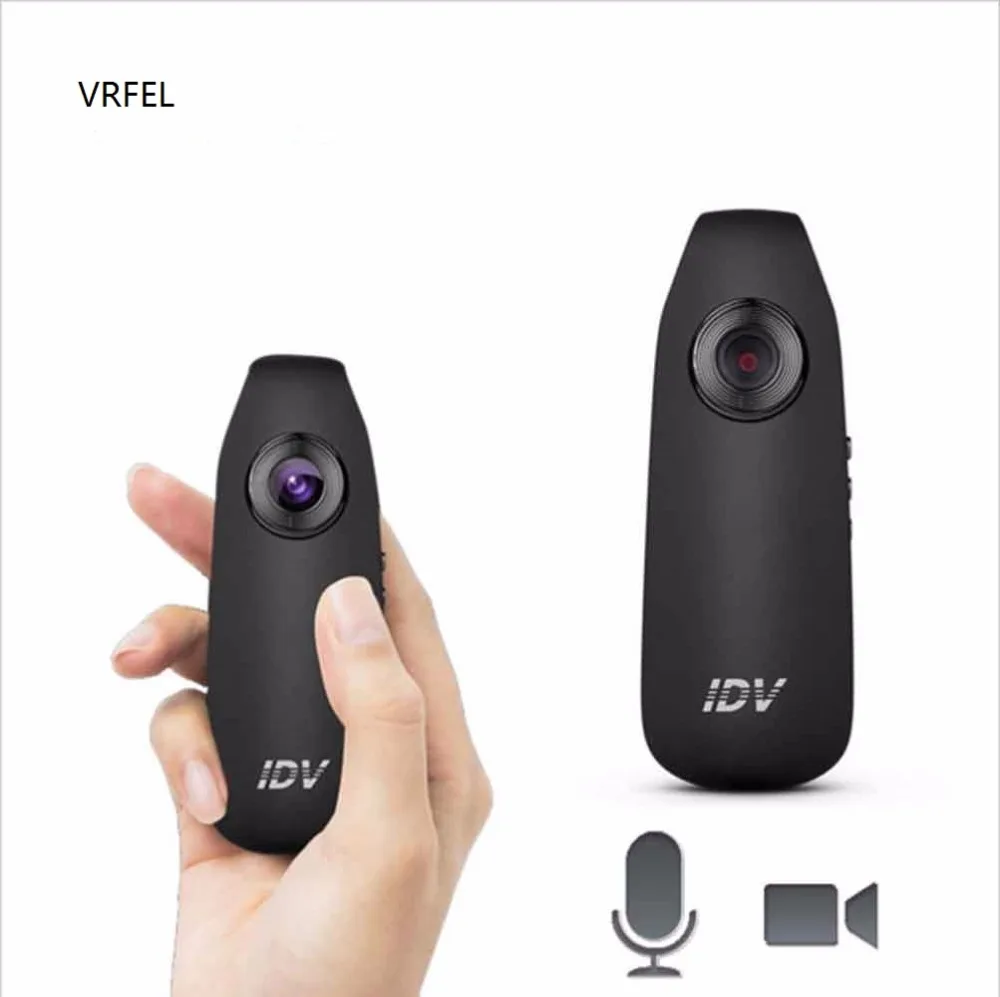 

VRFEL Mini camera DV ring video recorder HD 1080P 12MP 130 degree wide angle motion detector DV DVR video camera IDV007