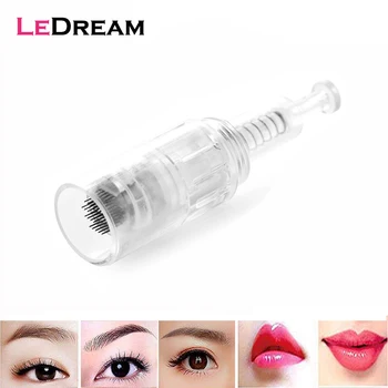 

10pcs/lot 10mm Screw Bayonet Port Derma Nano 36 Pin Needles Cartridge Coupling For Microneedle Derma Pen Tip Nutrition Input