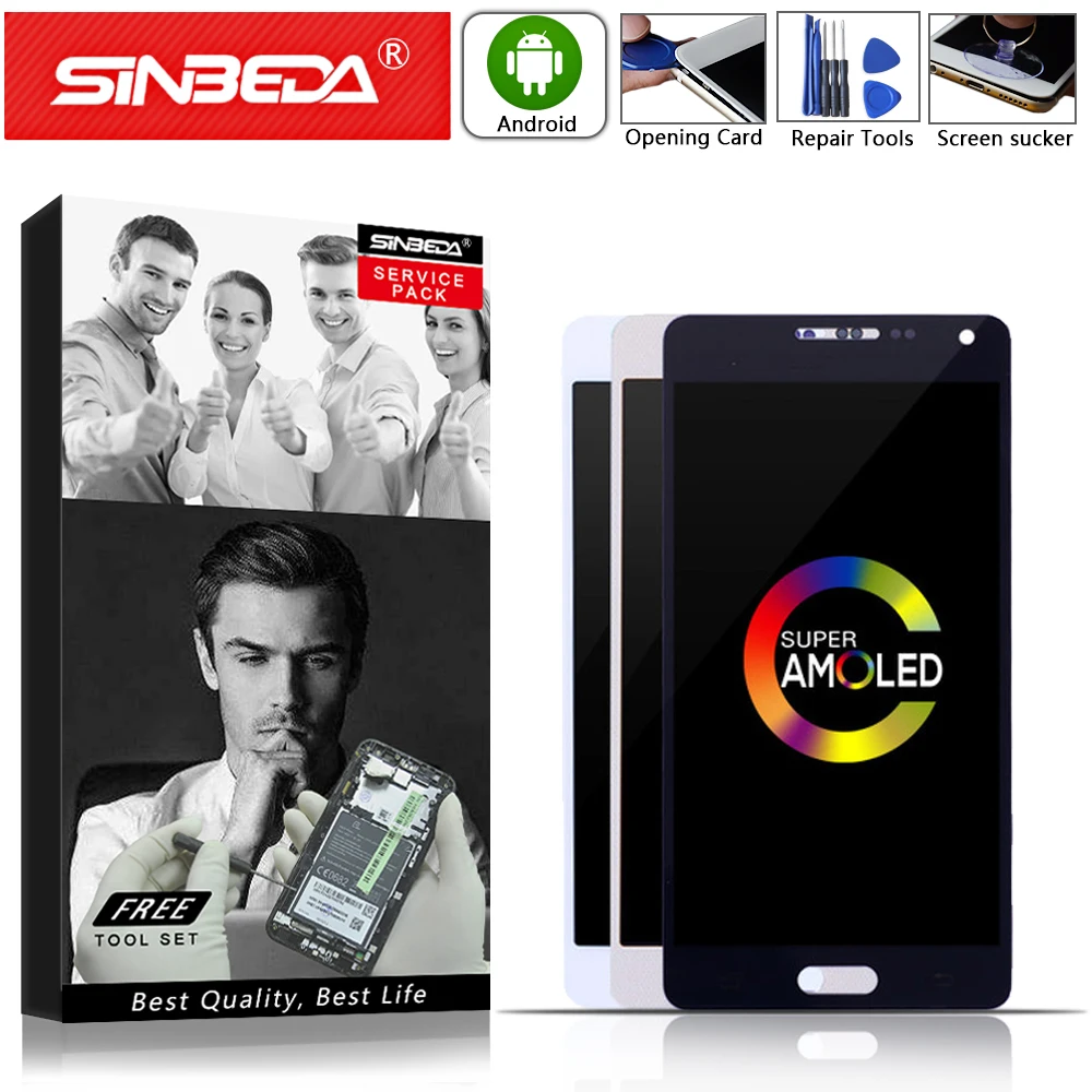 

Super AMOLED Display For SAMSUNG Galaxy A5 2015 LCD Display A500 A500F A500M Touch Screen Digitizer For Samsung A500 LCD Display