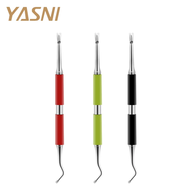 

High Quality Stainless Steel Nail Cuticle Pusher Nail Fork Dead Skin Callus Cuticle Remover Manicure Pedicure Nail Tool NT89
