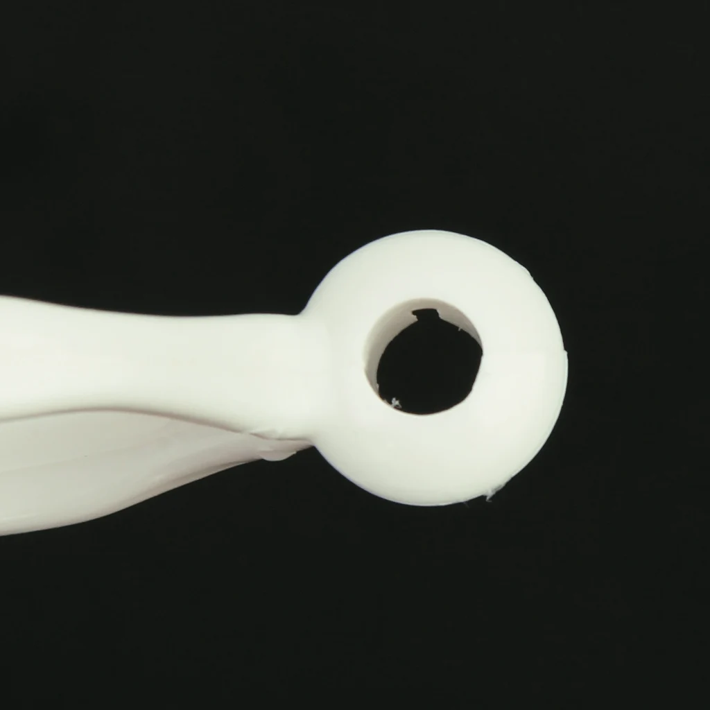 10 Pack White Window Shower Curtain Rod Rings with Drapery Hook Eyelet 1.3'' Dia.