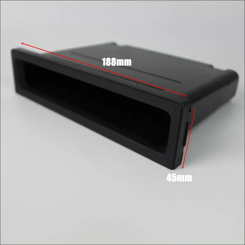 

Car Radio CD Cigarette Key Box Car Glove Compartment Store Content Box Storage Baskets / (Size 186*50*90)