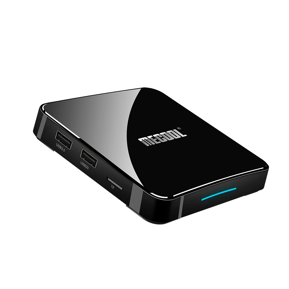 Mecool KM3 ATV Set Top Box Android 9.0 S905X2 4GB LPDDR4 64GB 5G WIFI BT4.0 Google Certificated Voi