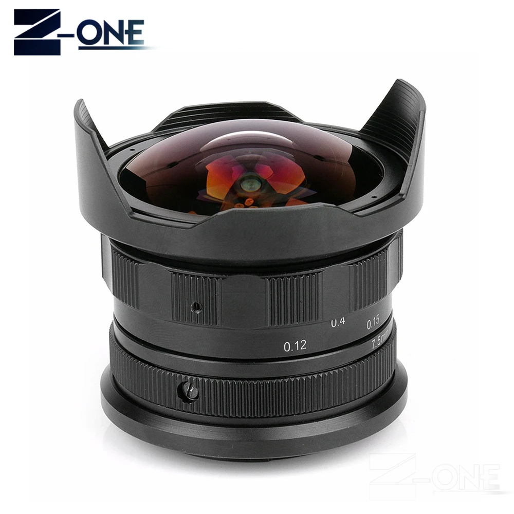Новинка 7 5 мм F2.8 рыбий глаз ручной объектив для Olympus Panasonic Micro 4/3 M4/3 с