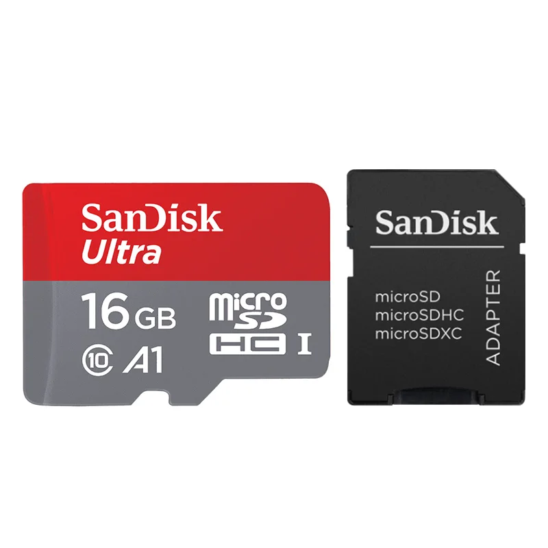 Двойной Флеш-накопитель SanDisk Class10 128 ГБ Micro SD карты TF карта ультра 98 МБ/с. 64 ГБ 32 ГБ оперативной памяти, 16 Гб встроенной памяти, слот для карт памяти A1 UHS-1 флэш-карты для телефона стол