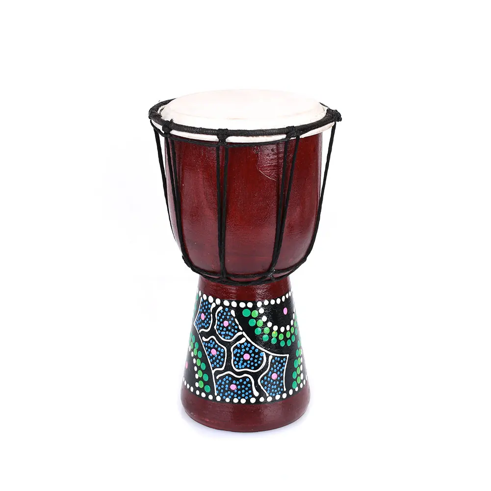 Африка Djembe перкуссионные инструменты экологический Африканский барабан ручной работы 4 дюймов сильная начинающая практика