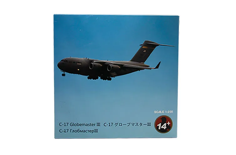 1/200 масштаб Канада USAF C-17 Globemaster III Тактический Военный транспортный самолет литой металлический самолет модель для детей игрушка