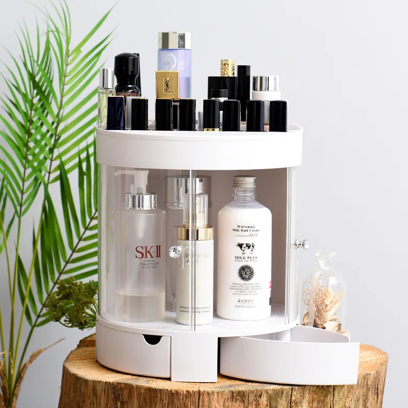 European Creative Cosmetics Storage Box Plastic Desktop Dresser