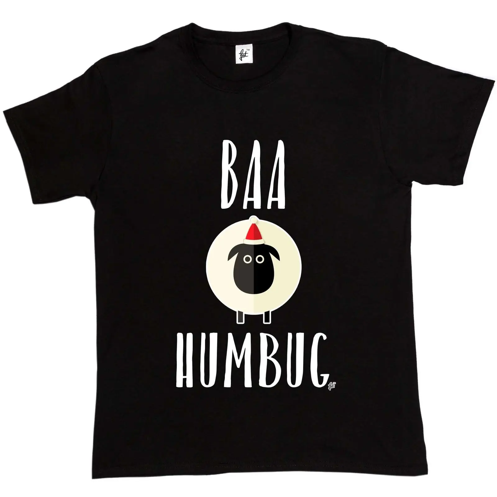 Baa Humbug Белая овца Bah анти Рождество Мужская футболка 2019 модная 100% хлопок Топы