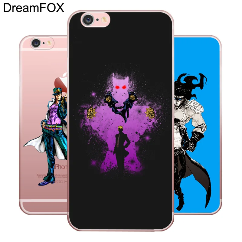 

DREAMFOX N081 Jojo Bizarre Adventure Soft TPU Silicone Cover For Apple iPhone XR XS Max 8 X 7 6 6S Plus 5 5S SE 5C 4 4S Case