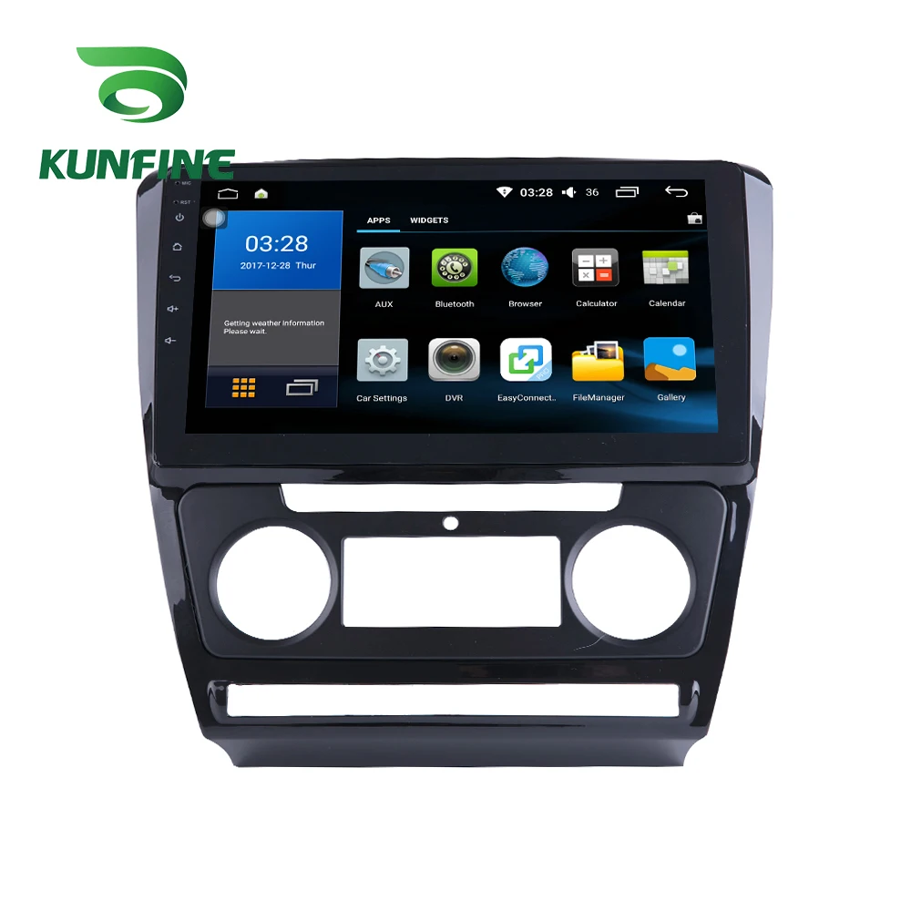 

Octa Core 1024*600 Android 8.1 Car DVD GPS Navigation Player Deckless Car Stereo For Skoda Octavia 2007-2013 Radio Headunit wifi