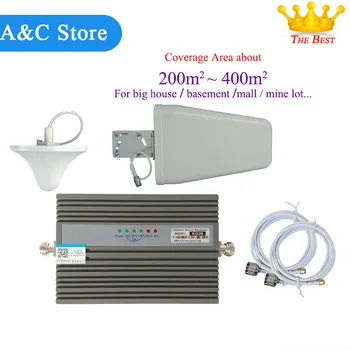 

GSM900Mhz Mobile Phone Signal Booster 2g Signal Repeater Cell Phone Amplifier With high quality Cable + Antenna for big house