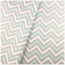 Серый хлопок ткань саржевый с волновым орнаментом печатных тканей Telas DIY лоскутное шитье ремесло одеяла детская одежда куклы ручной работы тильда