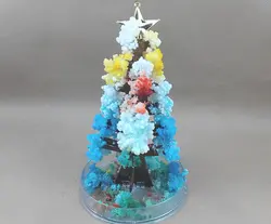 2018 17x10 см Цвет DIY визуальный Магический кристалл Бумага растущего дерева Магия Рождества растут деревья дети арбол Мэджико наука детские