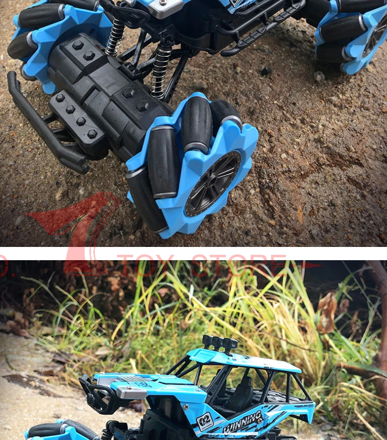 1:18 2,4G 4WD RC автомобиль электрический Радиоуправляемый автомобиль 12 каналов вождения боковой дрейф скалолазание внедорожный трюк автомобиль детские игрушки