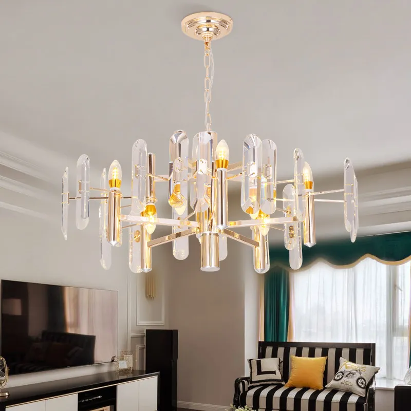 

Chandelier luxury Large high brightness LED chandelier Remote lighting fixture abajour luster for living room bedroom salo