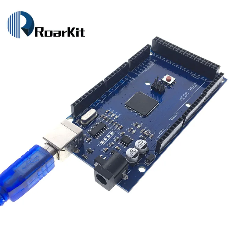 1 комплект Mega 2560 R3 Mega2560 REV3(ATmega2560-16AU CH340G) плата с usb-кабелем совместима с arduino