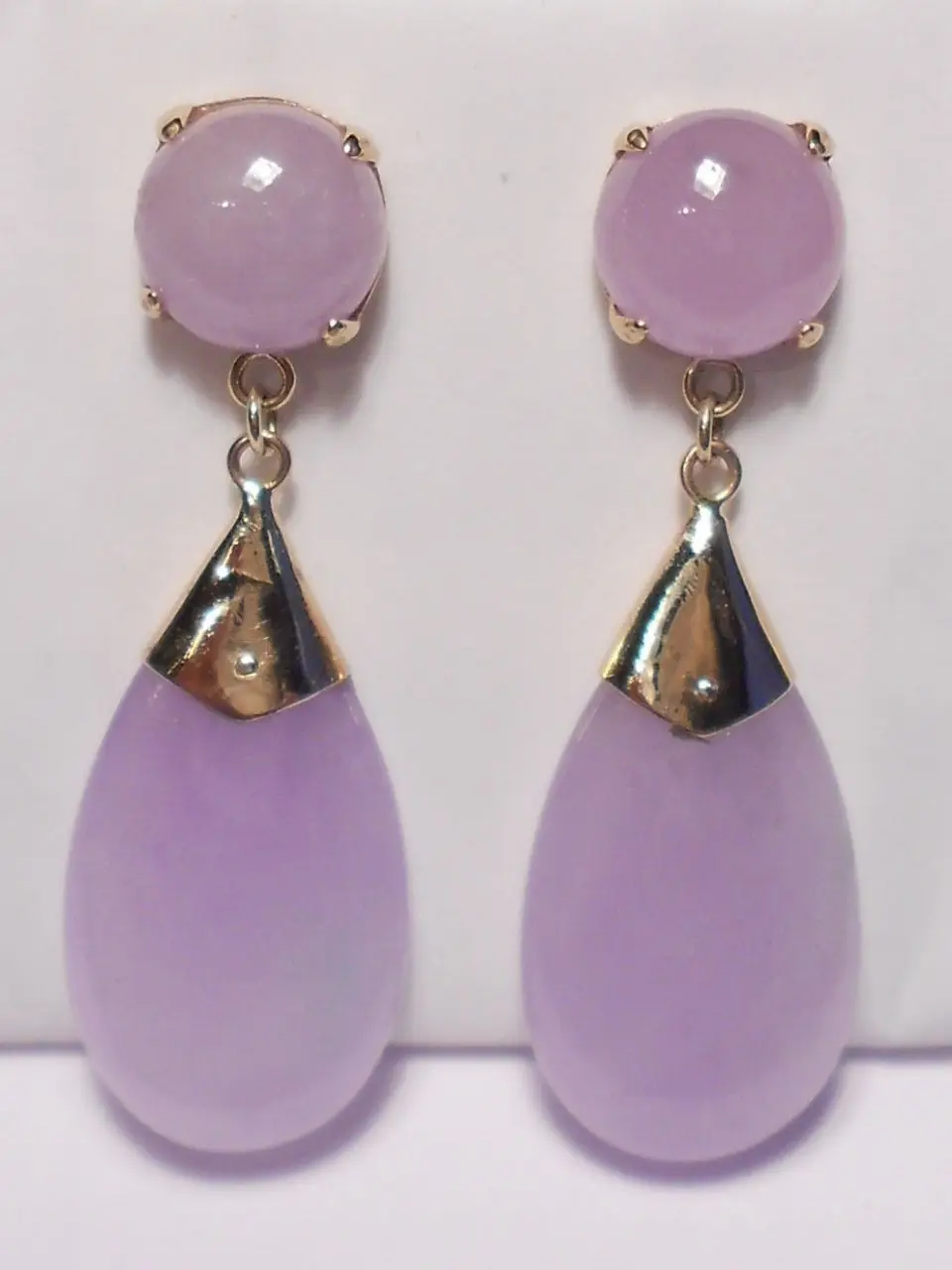 Серьги REATED Jadeite jades серьги из твердого желтого золота. | Украшения и аксессуары