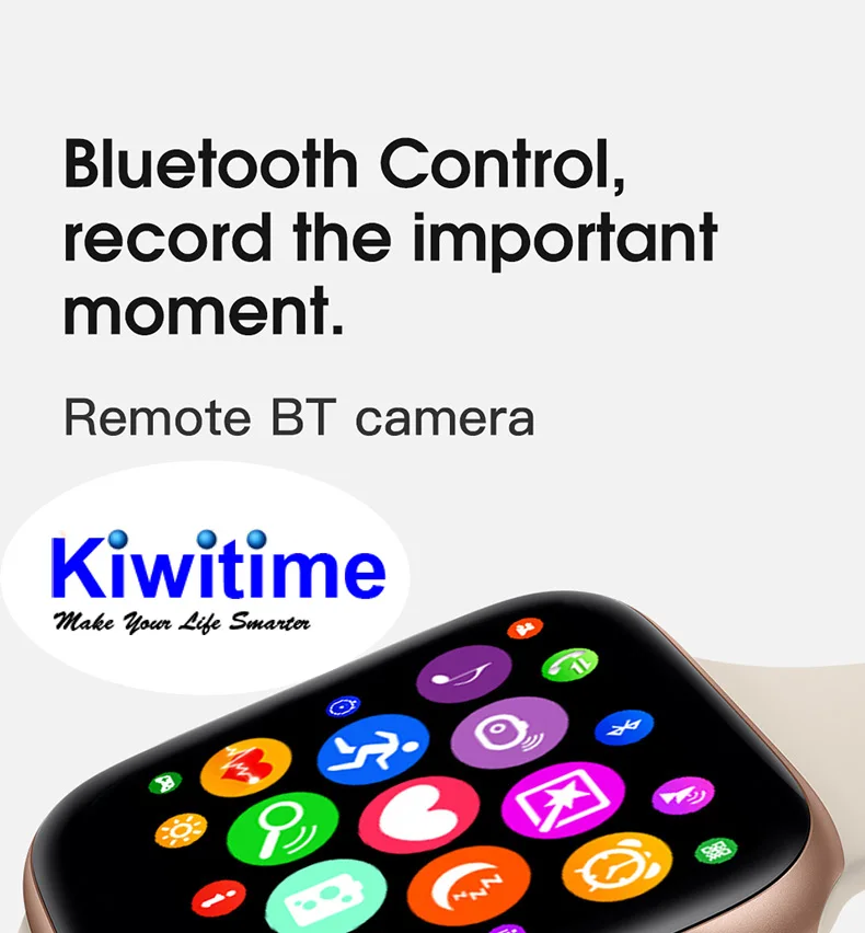 KIWITIME X Pro Bluetooth Смарт часы 1:1 Смарт часы 44 мм чехол для Apple iOS Android шагомер сердечного ритма DIY функция PK IWO 10