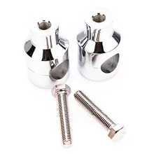 Пара 7/" 22 мм Универсальный руль стояки Мотоцикл Байк круизер Чоппер кафе гонщик Старая школа поплавок