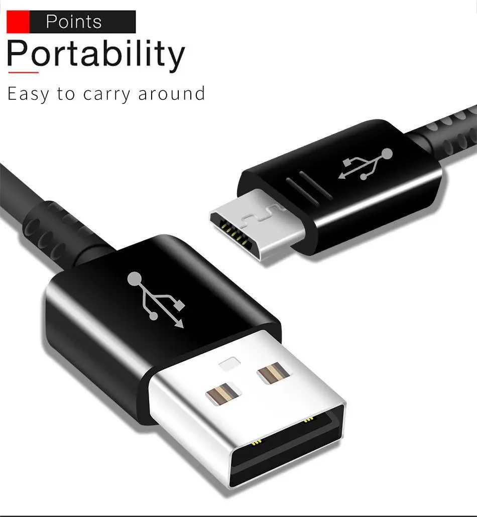 7Samsung S6 S7edge 2A 1.2m Micro USB Android Cable Fast Charging Data Cables Original USB Cable Micro USB-kabel J2 J3 J5 J7__