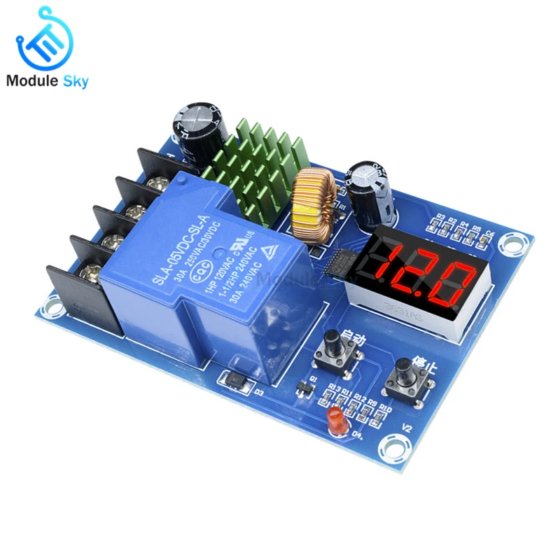 

XH-M604 LED Digital Battery Charger Control Module DC 6-60V Lithium Battery Protection Board Charging Control Switch