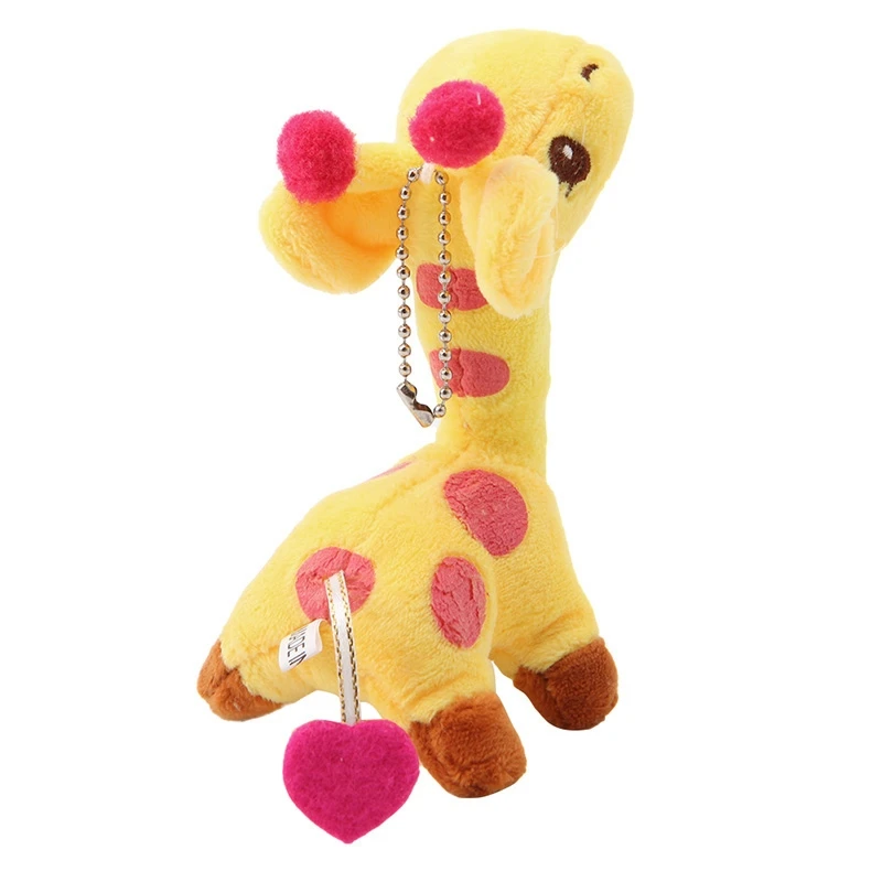 HBB 12cm Kids Giraffe Dear Soft Plush Toy Cute Little Baby Stuffed Animal Quality Doll
