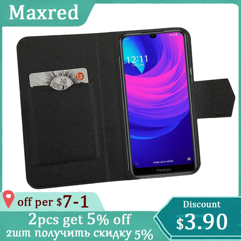

5 Colors Hot! Prestigio S MAX Case Phone Leather Cover,Factory Price Protective Full Flip Stand Leather Phone Shell Cases