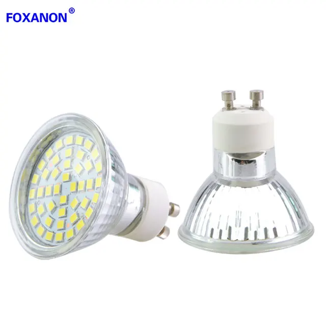 Foxanon Gu10 220v 5w Led Spotlight 2835 Smd 44leds Lights Lamps Foxanon Gu10 220v 5w Led Spotlight 2835 Smd 44leds Lights Lamps Gl Body Gu 10 Spot Light Bulb For Luxury Hotel Museum 10pcs