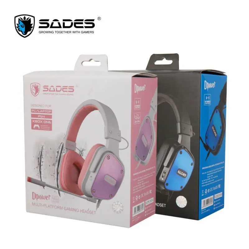 Игровые наушники SADES Dpower 3 5 мм головная повязка многоплатформенная гарнитура для