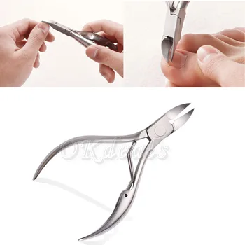

Hot Stainless steel Feet care tools Toe Nail Cutter nipper Clipper Ingrowing Pedicure care For feet toenail Cuticle Instrument