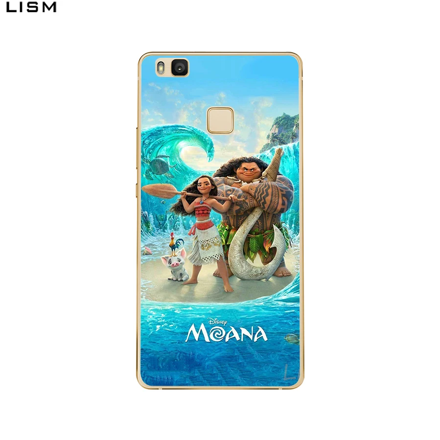 Жесткий чехол LISM Waialik Moana Princess для huawei P20 Pro P10 P9 Lite 2017 2016 P8 2015 P