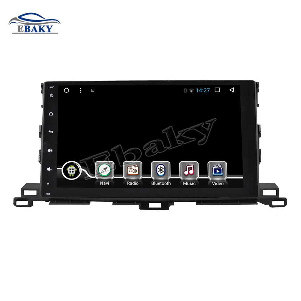 Clearance NaviTopia 10.1inch 1GB/2GB RAM Quad Core/Octa Core Android 7.1/8.1 Car DVD Radio for Toyota Highlander 2015 with GPS/maps 4