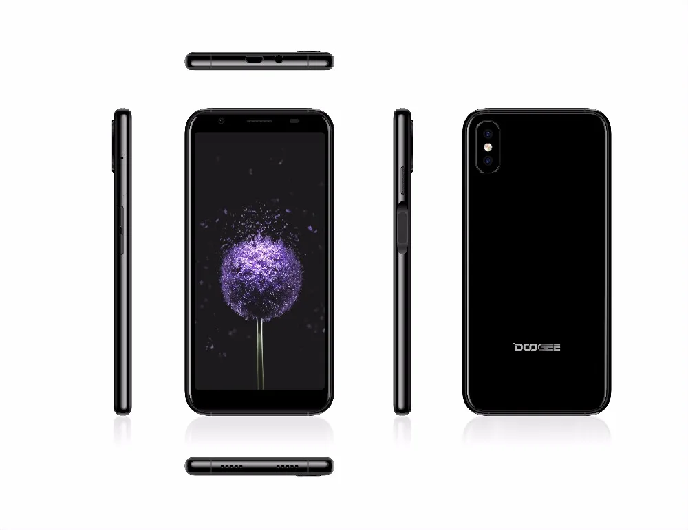 DOOGEE X55 5,5 ''Android 7,1 смартфон 16 Гб отпечатков пальцев ID MTK6580 четырехъядерный 3g WCDMA мобильный телефон