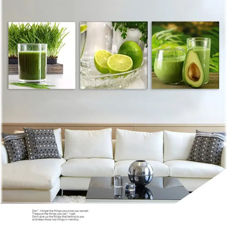 Fruits Canvas Painting Large Wall Pictures For Living Room Kitchen Fruits Canvas Painting Large Wall Pictures For Living Room Kitchen Print On 3 Panel No Frame