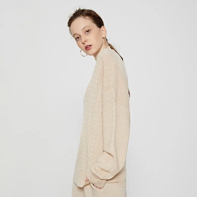 Pullover sweater female 2018 autumn and winter sweater Euramerican women