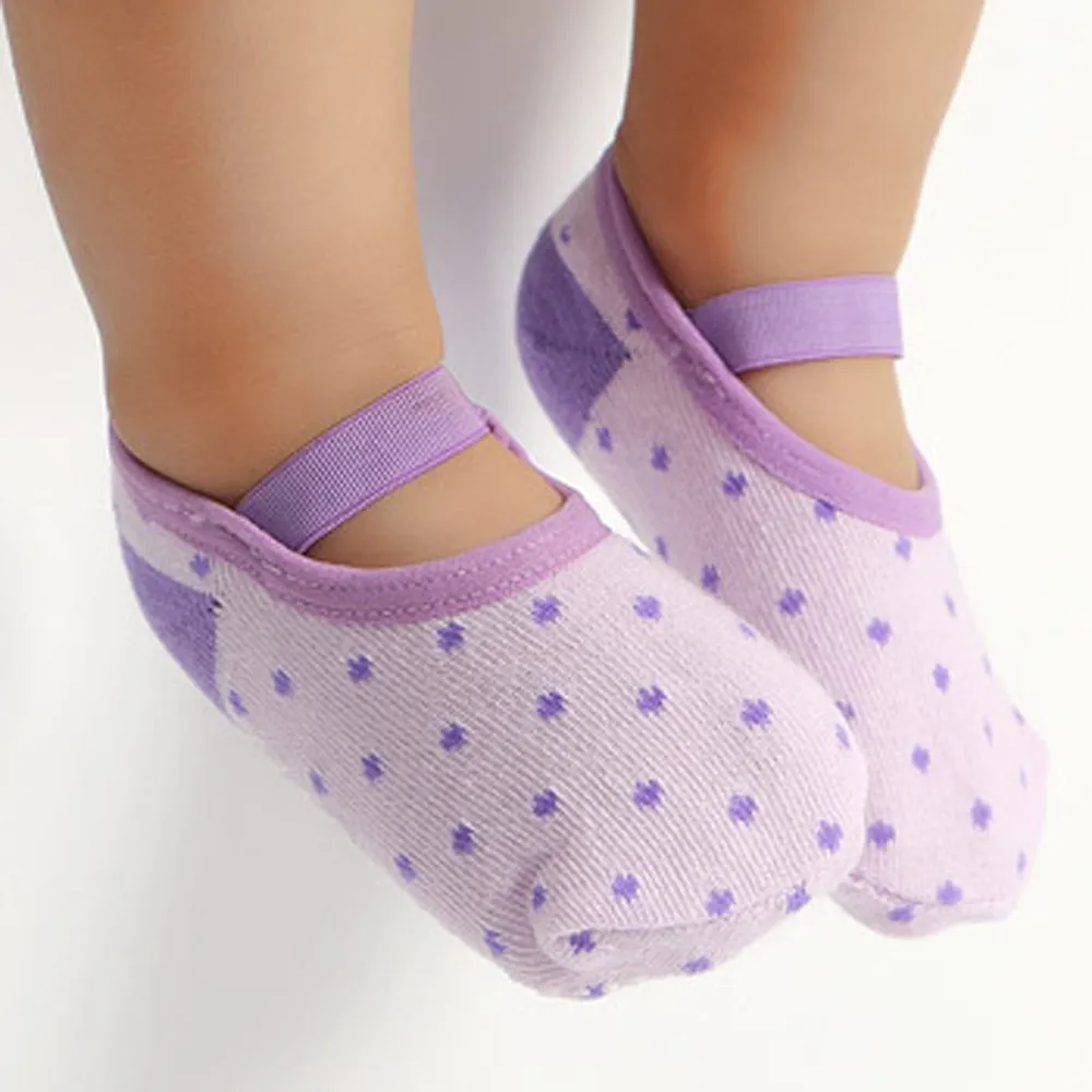 Носки дети Новорожденный ребенок носки хлопок нескользящие модные носки-тапочки мягкие носки