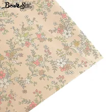 Книжная печать цветы хлопчатобумажная ткань метр домашний матерчатый тканевый платье своими руками простыня Лоскутная диванная подушка Tela Tissu