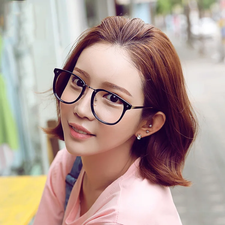 SOLO TU Trend Retro Men Women Eyeglasses Frames Square Frame Multicolor