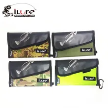 Ilure рыболовная приманка сумка Рыболовная Сумка Многофункциональная Мягкая наживка сумка Холст Водонепроницаемый армейско-зеленый камуфляж на открытом воздухе портативный