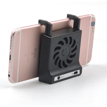 

Mobile Phone Cooling Fan Holder Cooler Pad Gamepad Game Gaming Stand 400mAh 1 hours Running time Heat Sink Accommodate 80mm Wide