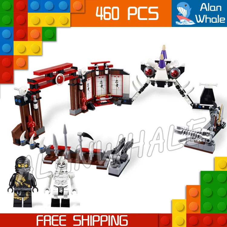 ФОТО 460pcs Bela New 9733 Ninja Battle Arena Building Blocks Model Toys Jay Cole boys Bricks Compatible With Lego