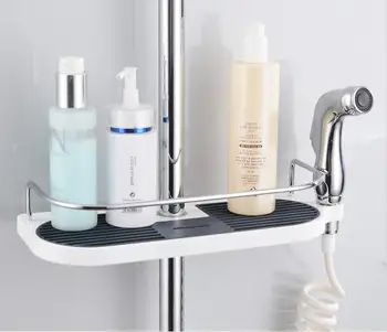 

NEW Selling Multifunctional Punching Detachable Hook Lifting Rack Hollow Shower Tray