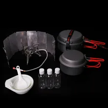 Товары для улицы, горшок для улицы, походный горшок, набор посуды для кемпинга, 3-4 человека для пикника 3