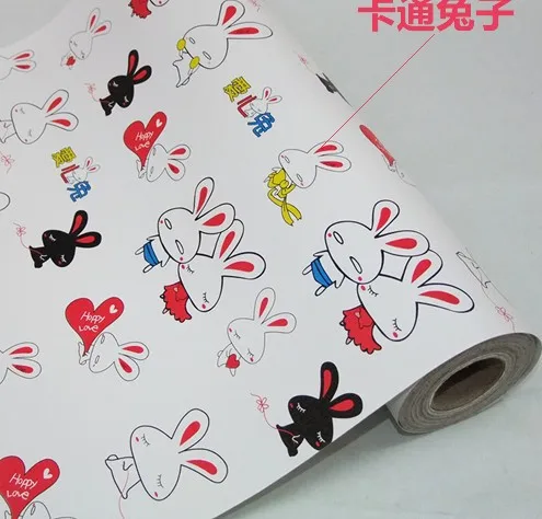

Children's chest wall stickers drawer cabinet stickers Insect-resistant moistureproof drawer stuck have glue PVC wallpaper