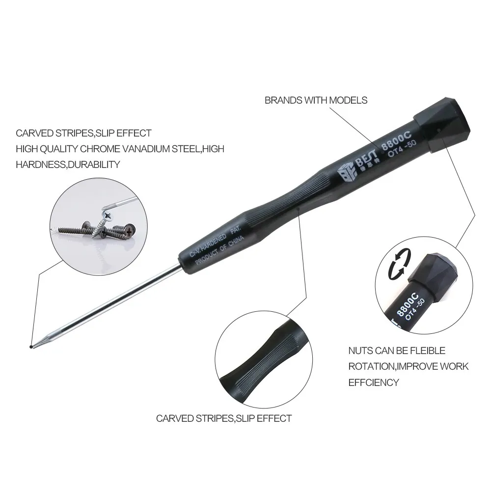 BST 8800C Precision Cross Head Phillips Torx 10 в 1 Набор отверток для ноутбука Macbook Pro Samsung инструмент
