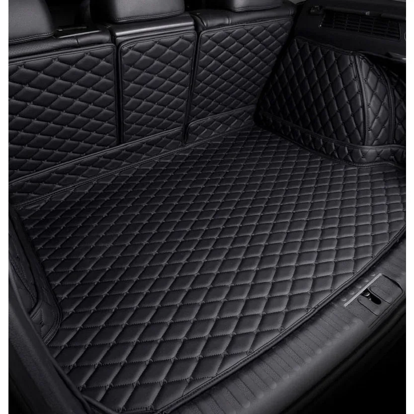 

Custom-Made Car Trunk Mat for ford explorer 5 ecosport kuga focus mk2 fiesta Car-Styling Accessories Carpets Tail Box Trunk Mat