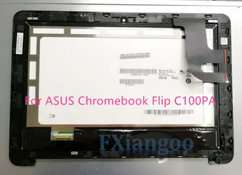 

100% tested For ASUS Chromebook Flip C100PA 10.1 inch tablet lcd display with touch screen digitizer Assembly replacement parts
