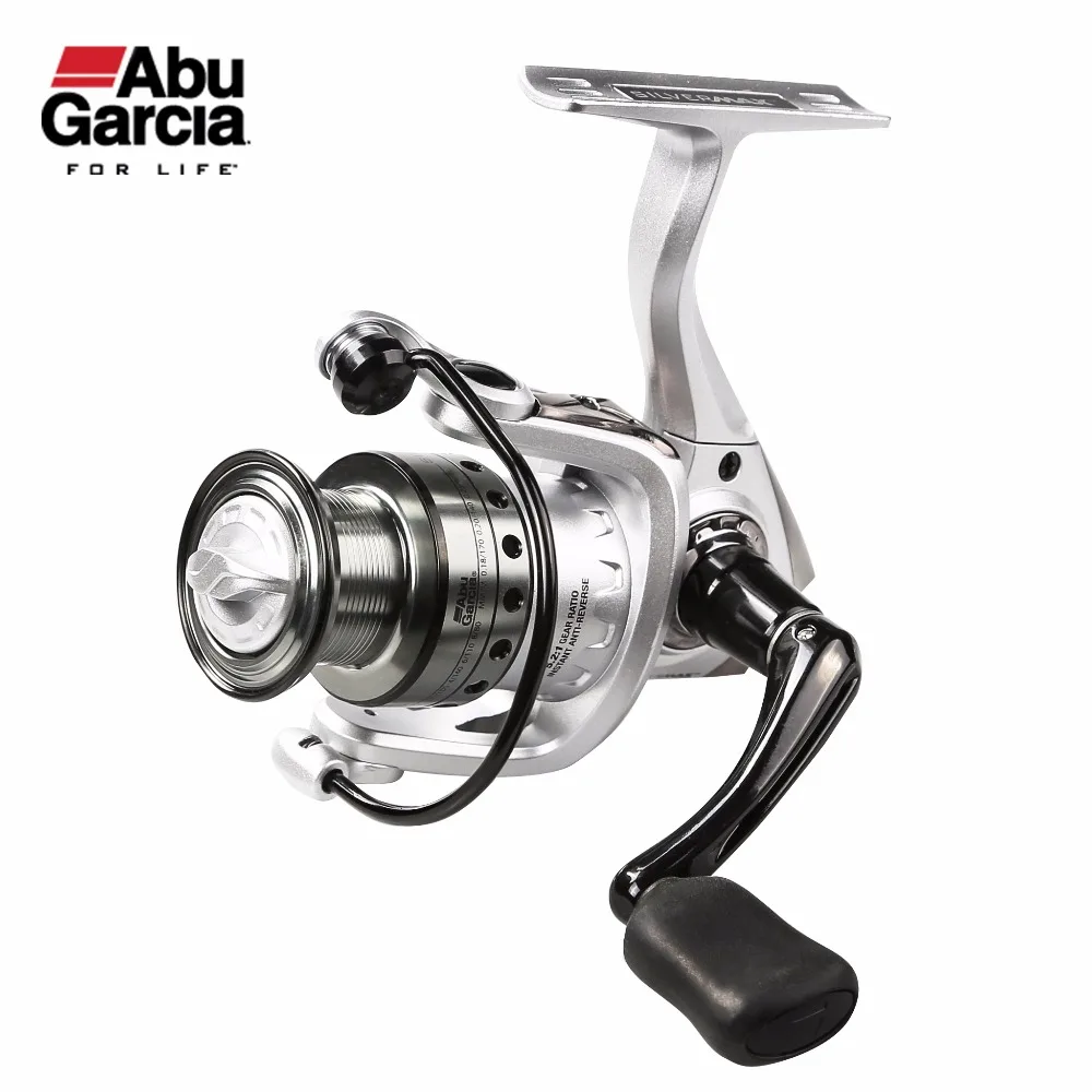 Abu Garcia Sliver MAX SMAXSP Spinning Reel 1000 - 4000 5+1BB 5.25.1:1 Gear Ratio Aluminum Spool Graphite Body Fishing Reel