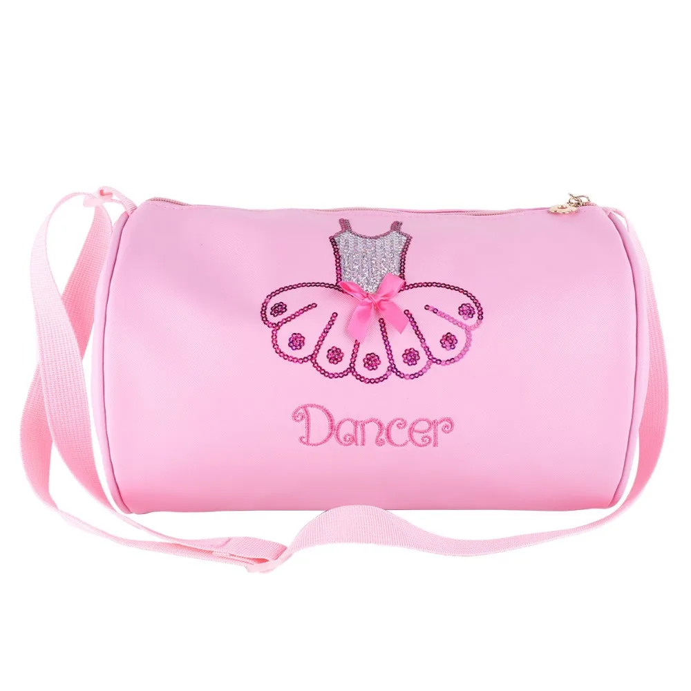 IIXPIN/Очаровательная Детская сумка для балета для девочек; платье с вышивкой и блестящими пайетками; Танцевальная спортивная сумка; сумка на плечо для девочек